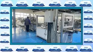 Customized a 6-lane automatic wet wipes production line with lia applicator for Korean customers