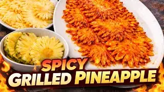 Grill Pineapple Recipe 🍍 | Sweet Spicy Juicy Tawa Pineapple At Home by Ak kitchen 