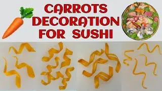 CARROT DECORATION FOR SUSHI