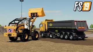 FS19 REAR WARNING SIGN FOR WHEEL LOADER PUBLIC WORKS COPAGOA MAP EP#9 FARMING SIMULATOR 19  MODS