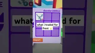 What i traded for frost dragon in adopt me! 💓 #adoptme #roblox #trade #frostdragon #shorts