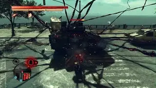 Prototype Biohazard Imitating Spider-Man With Tendrils