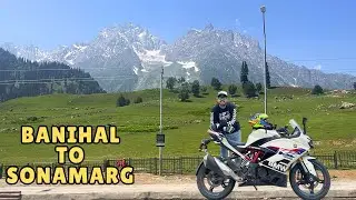 BANIHAL TO SONAMARG ON BMW G310RR😍KASHMIR | LADAKH RIDE | EPISODE - 03