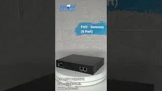 8 Port FXO Gateway | Analog Gateway | Support with BSNL SIP Line  #asterisk #voipgateway #ippbx