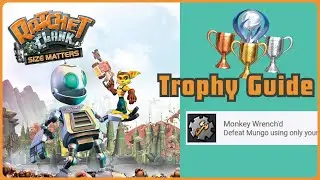 Ratchet & Clank: Size Matters - How to Beat Mungo Using Only Your Wrench! - PS4 / PS5 Trophy Guide