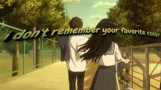 Vict Molina - i don't remember your favorite color (Lyrics)