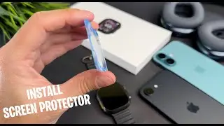 Как установить защитную пленку на Apple Watch Ultra / Apple Watch Ultra 2 / Apple Watch Ultra 3