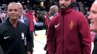 Kyrie Irving And JR Smith Hand Shake