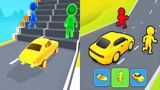 Shape shifting VS Vehicle Switch - All Levels Gameplay Android, ios (Part 251)