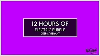 12 Hours of Electric Purple Light for Podcast Lighting & Ambient Room Illumination