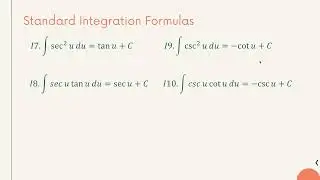 Integration of Trigonometric Functions
