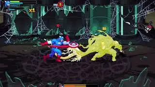 Marvel Cosmic Invasion. Wolverine+Captain America Vs Venom. Grandmaster Gaz@Tiktok/YouTube.