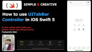 How to use UITabBarController in iOS Swift 5