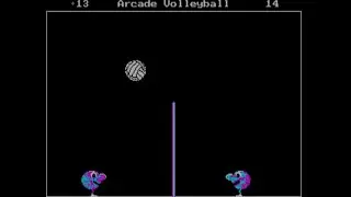 Arcade volleyball (PC MS-DOS, 1988)