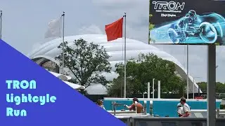 TRON Lightcycle Run at Magic Kingdom - May 2022 Construction Update