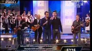 Legende & Stefan Petrusic - Tamburasi (Jedna zelja, jedna pesma 07.11.2012.) HAPPY TV