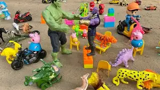 🔥 Aaj Hulk Bacha Payega Shahar Ko Thanos Se: Gadi Wala Cartoon - Hulk VS Thanos! 🟢🤜💥🤛