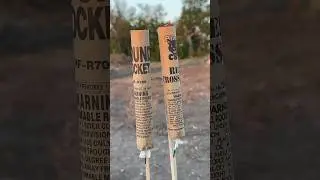 BLACK CAT ROCKET VS POUND ROCKET UNBELIEVABLE DIFFERENCE #Shorts #Fireworks