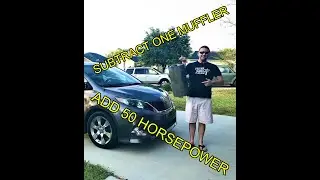 Muffler delete 2013 Toyota Sienna