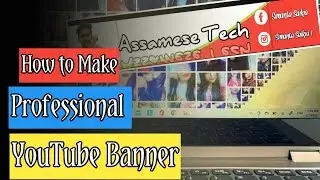 How to Make a Professional YouTube Banner || Pixelab App Professional YouTube banner make ||