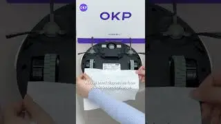 The OKP Robot Vacuum&rsquo;s sensors and mopping technology make cleaning efficient and thorough. 🤖🔧