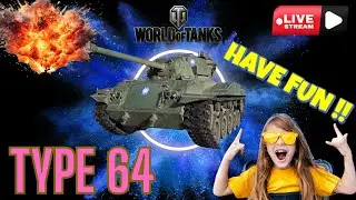 TYPE 64 - Tier 6 - Light Tank - only 😊 World of Tanks gameplay #havefun #gaming #livegameplay