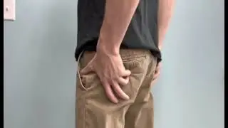 Khaki Pants ASMR - Fabric Scratching with Belt and Zipper Triggers - Male ASMR