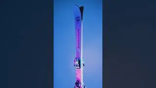 So beautiful 😍 Model Rossignol super Blackops 🩵 #narty #new #zima #shorts
