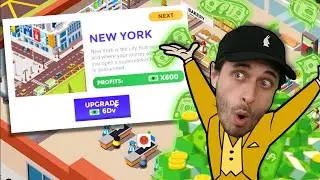 NEW YORK x600 MULTIPLIER is CRAZY in Idle Supermarket Tycoon!