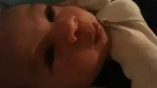 Caroline has hiccups and farts