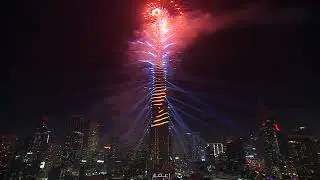 New Year's 2025 - Dubai - Burj Khalifa Fireworks