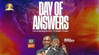 COMMANDING THE DAY MIDNIGHT PRAYER || DAY OF ANSWERS || 08-10-2025