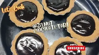 No bake Hazelnut Chocolate Tart try to make at Ur home it's quick easy and healthy tasty recipe