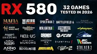 RX 580 4GB in 2026 - Test in 32 Games