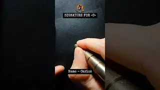 [Letter C Signature] How to Write a SIMPLE Name Signature for Carlos
