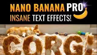 Nano Banana Pro создает НЕВЕРОЯТНЫЕ текстовые эффекты в Firefly!