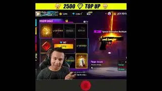 2500 Diamonds 💎 Top Up For New Faded Wheel Op Event 😍 #shorts #tondegamer
