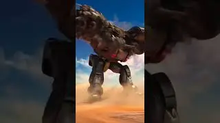 🚨 Train Turns into a TRANSFORMER Robot in the Desert! 🇺🇸 AI Viral Short..!