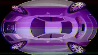 Shell-baked car projection mapping - baked render (2013)