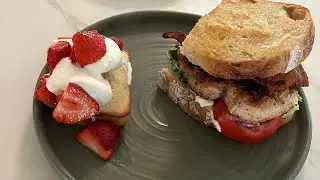 Куриный BLT и фунтовый пирог