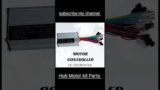 Hub Motor kit Parts Name Electric Cycle E-Bike Complete parts | Cycle E-Bike Conversion kit Electric