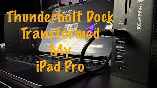 A Thunderbolt 3 Dock completely changed this iPad Pro.