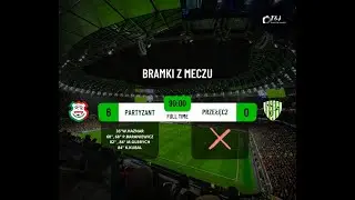 Skr&oacute;t bramek z meczu Partyzant Targowiska Przełęcz Dukla