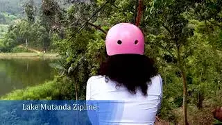 Ziplining on lake Mutanda from Kigali