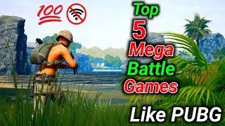 Top 5 Mega Battle Royale Offline Games | High Graphics Games | GameWithVikas