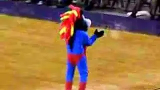 Pistons Mascot Does Soulja Boy