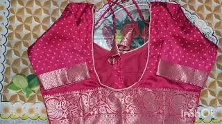 # 4 Tucks with piping blouse 🤞