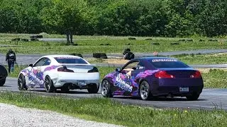 5 car TANDEMS! | Cams Acres Drift Complex