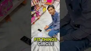 Fit things in circle⭕️ i will pay for it from super market😮 #food #minivlog #shorts