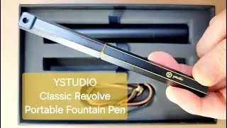 YSTUDIO Classic Revolve - Portable Fountain Pen Unboxing in Taiwan #newpenday #fountainpen #taiwan